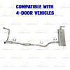 2012-2015 Jeep Wrangler 3.6L Exhaust Y Pipe, Resonator and Muffler