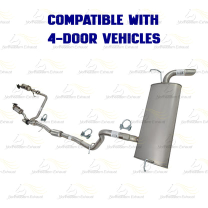 2012-2015 Jeep Wrangler 3.6L Complete Exhaust System with Catalytic | EPA