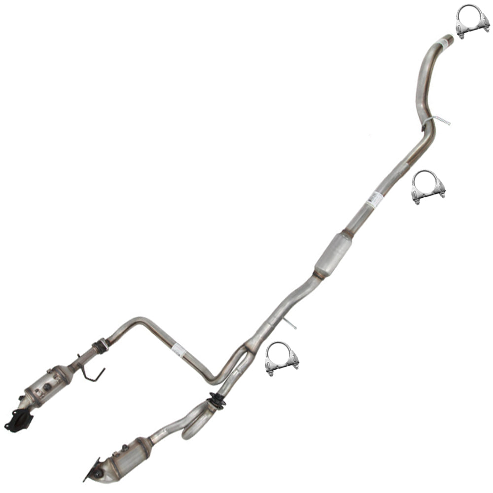 2012-2015 Jeep Wrangler 3.6L Exhaust System with Catalytic | EPA