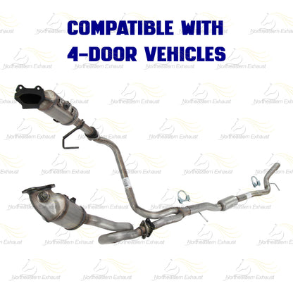 2012-2015 Jeep Wrangler 3.6L Exhaust System with Catalytic | EPA