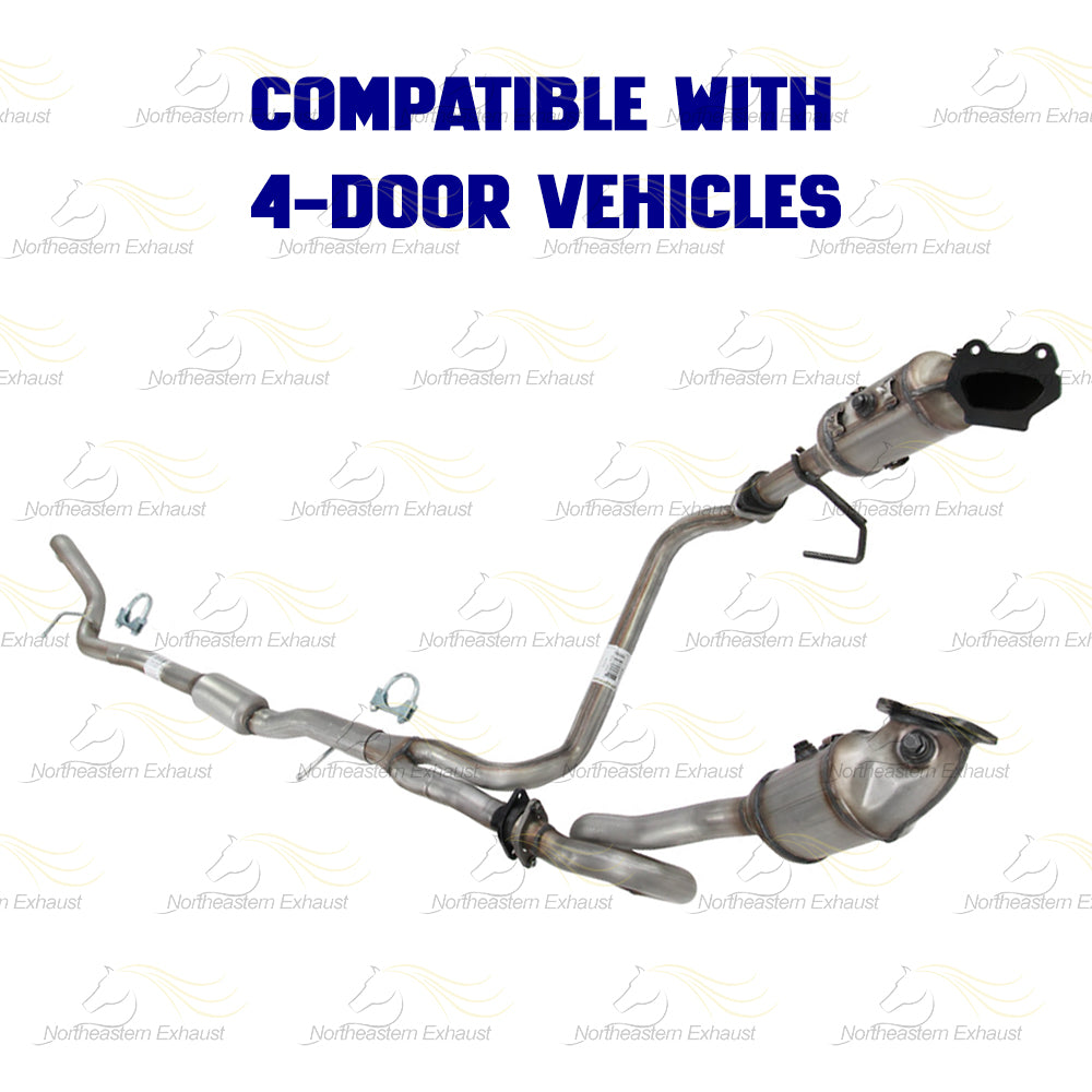 2012-2015 Jeep Wrangler 3.6L Exhaust System with Catalytic | EPA