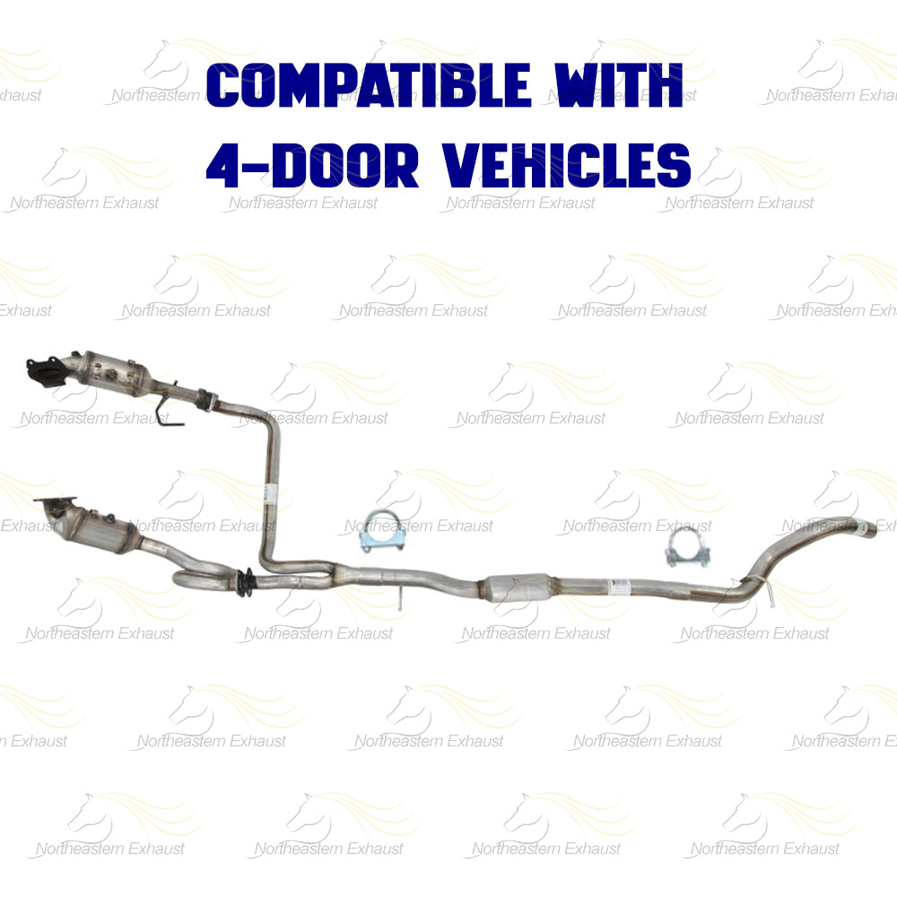 2012-2015 Jeep Wrangler 3.6L Exhaust System with Catalytic | EPA