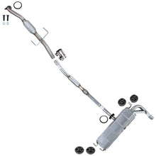 2004-2005 Toyota RAV4 2.4L Catalytic, Resonator and Muffler Exhaust System