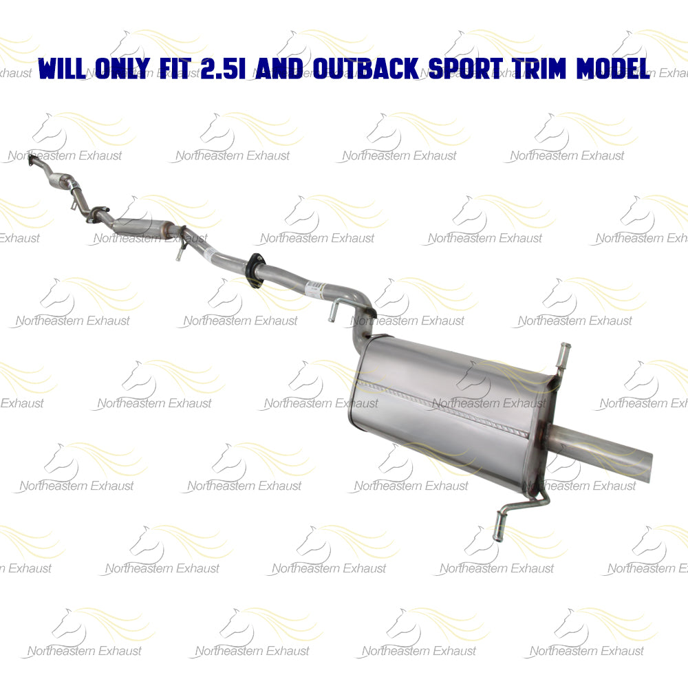 2006-2007 Subaru Impreza 2.5L Catalytic, Resonator and Muffler Exhaust