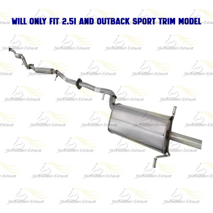 2006-2007 Subaru Impreza 2.5L Catalytic, Resonator and Muffler Exhaust