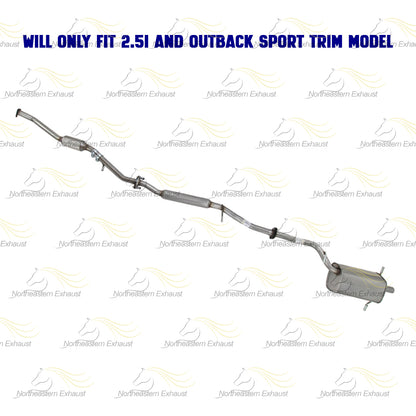 2006-2007 Subaru Impreza 2.5L Catalytic, Resonator and Muffler Exhaust