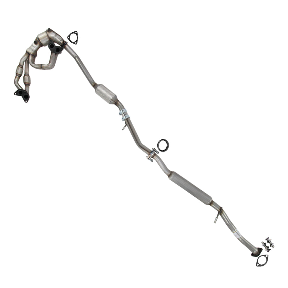 Catalytic Converters and Resonator for 2006-2008 Subaru Forester | 2006-2007 Subaru Impreza | 2.5L