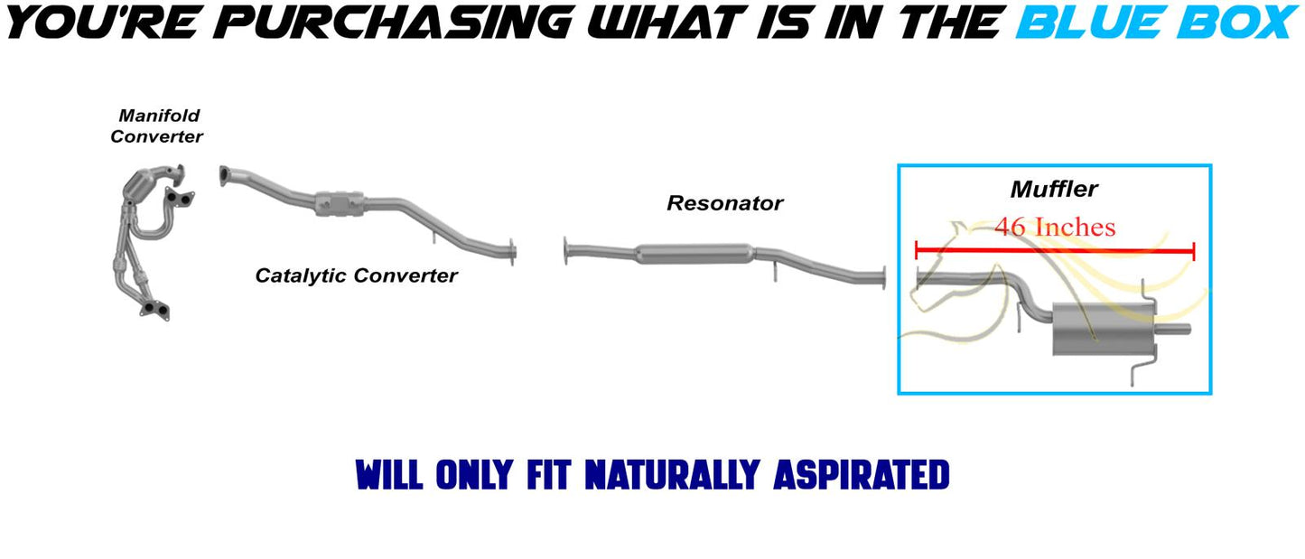 2006-2008 Subaru Forester 2.5L Rear Exhaust Muffler