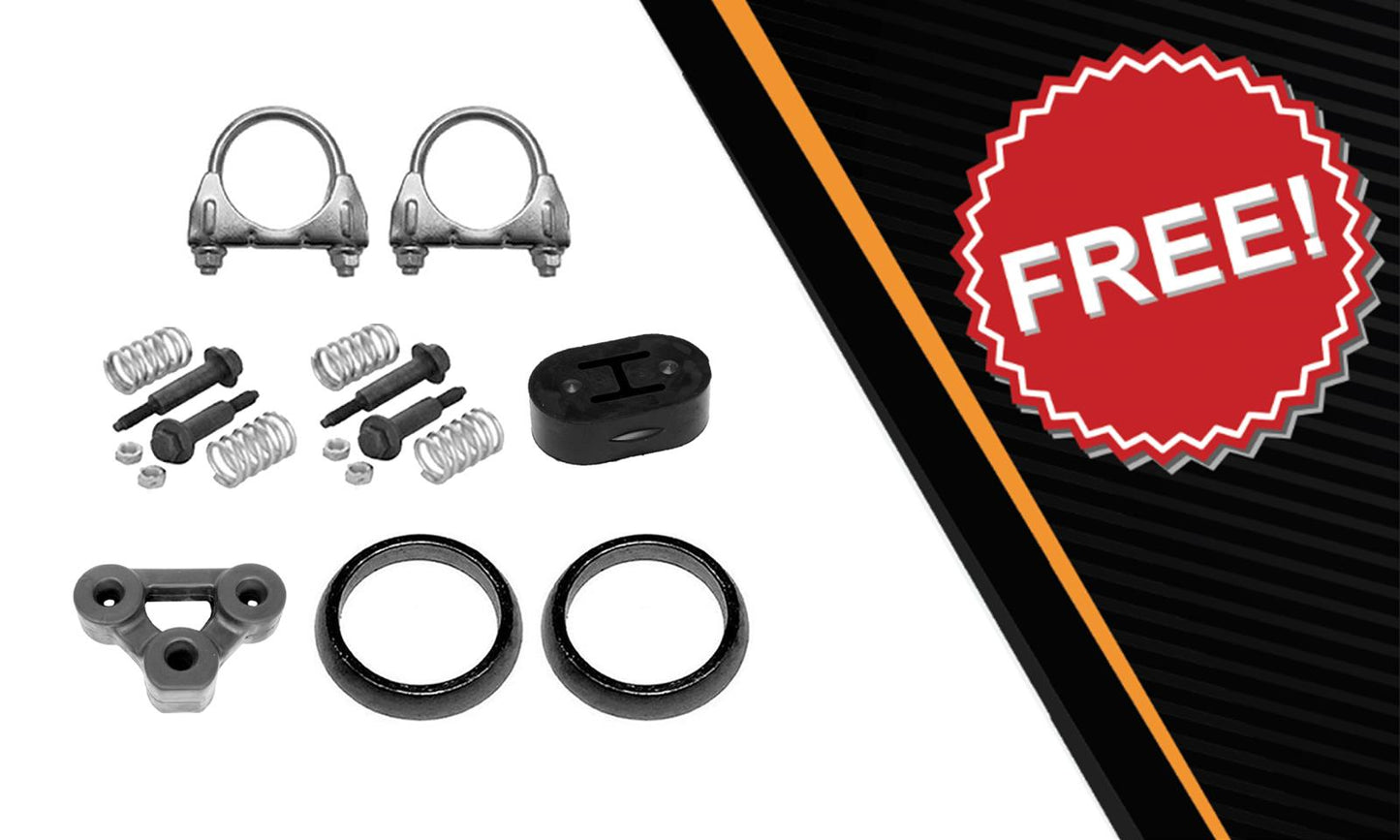 2001-2005 Honda Civic 1.7L Intermediate and Resonator Pipe Exhaust