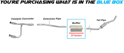 2014-2020 Chevrolet Silverado 1500 4.3L, 5.3L Direct-Fit Exhaust Muffler