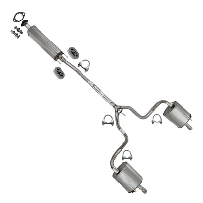 2009-2012 Nissan Altima 2.5L/3.5L Exhaust Resonator Pipe, Passenger and Driver-Side Muffler