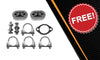 2009-2012 Nissan Altima 2.5L/3.5L Exhaust Resonator Pipe, Passenger and Driver-Side Muffler