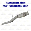 2014-2018 Chevrolet Silverado 1500 4.3L, 5.3L Direct-Fit Exhaust Extension Pipe
