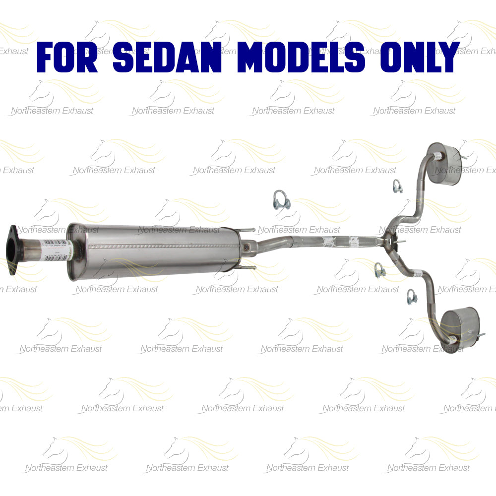 2009-2012 Nissan Altima 2.5L/3.5L Exhaust Resonator Pipe, Passenger and Driver-Side Muffler