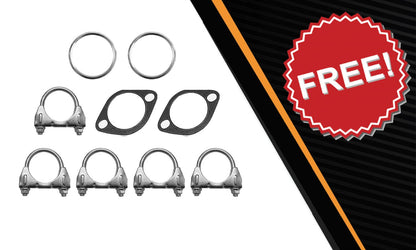 2012-2017 Nissan NV3500 4.0L Pair of Catalytic Muffler Tail Pipe Kit | EPA-Approved