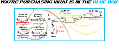 2012-2017 Nissan NV1500 & NV2500 4.0L Complete Exhaust System | EPA Approved