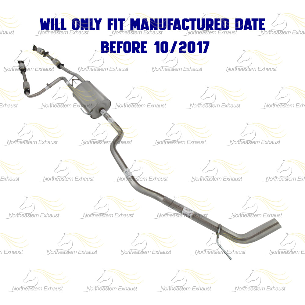2012-2017 Nissan NV3500 4.0L Complete Exhaust System | EPA Approved