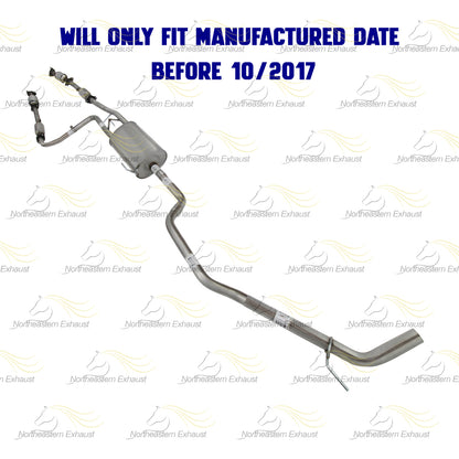 2012-2017 Nissan NV3500 4.0L Complete Exhaust System | EPA Approved