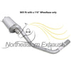 2005-2012 Toyota Tacoma 2.7L Exhaust Intermediate Pipe and Muffler - For 110" Wheelbase