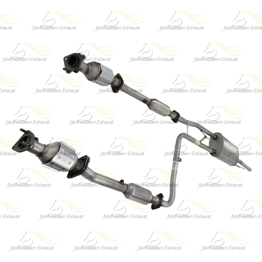 2012-2017 NV1500 & NV2500 4.0L Pair of Manifold Catalytic Muffler Pipe Kit | EPA Approved