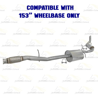 2014-2018 Chevy Silverado 1500 & GMC Sierra 1500 4.3L 5.3L Cat-Back Exhaust Kit