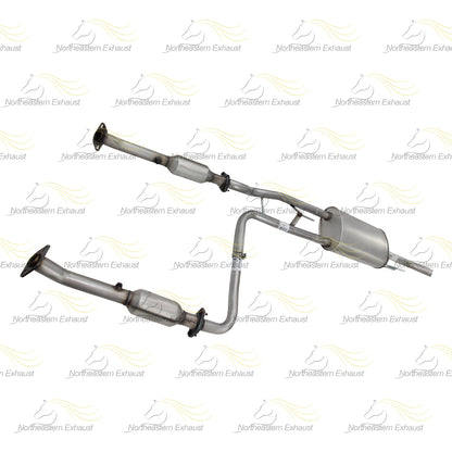 2012-2017 NV1500 & NV2500 4.0L Pair of Catalytic Exhaust Pipe Muffler Kit | EPA Approved