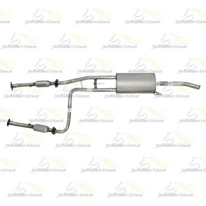 2012-2017 NV1500 & NV2500 4.0L Pair of Catalytic Exhaust Pipe Muffler Kit | EPA Approved