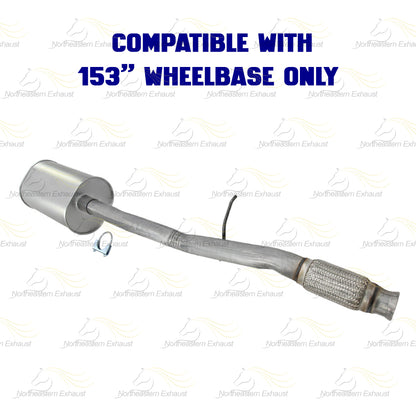 2014-2018 Chevy Silverado 1500 & GMC Sierra 1500 4.3L & 5.3L Exhaust Extension Pipe Muffler Kit