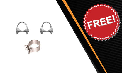 2014-2018 Chevy Silverado 1500 & GMC Sierra 1500 4.3L & 5.3L Exhaust Extension Pipe Muffler Kit