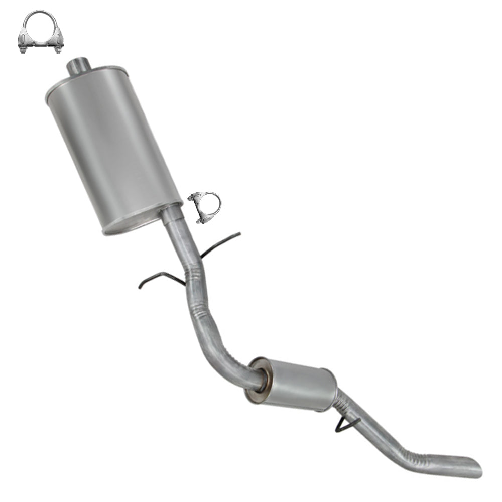 2014-2018 Chevy Silverado 1500 & GMC Sierra 1500 4.3L 5.3L Exhaust Muffler and Tail Pipe Kit