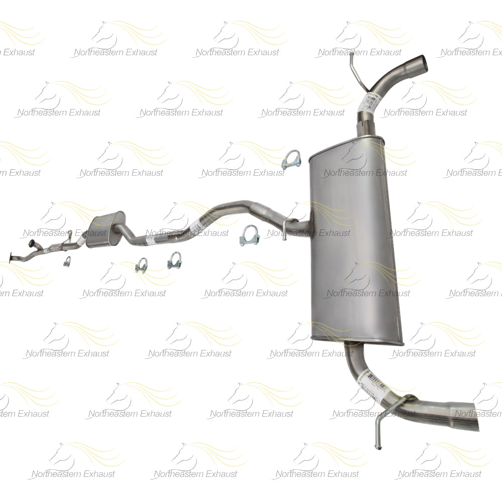 2011-2014 Ford Edge 3.5L Exhaust Y Pipe, Resonator, Extension Pipe and Muffler