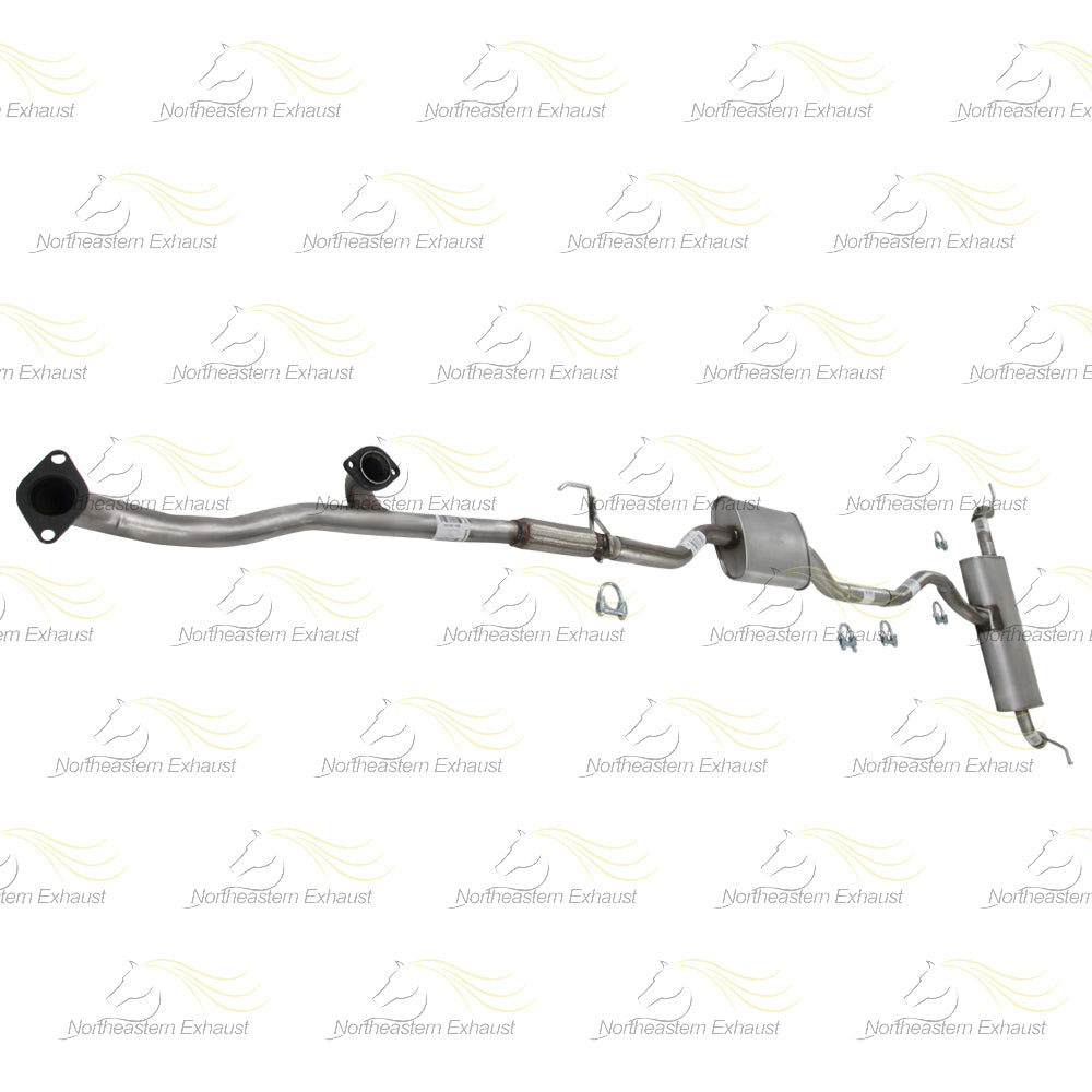 2011-2014 Ford Edge 3.5L Exhaust Y Pipe, Resonator, Extension Pipe and Muffler