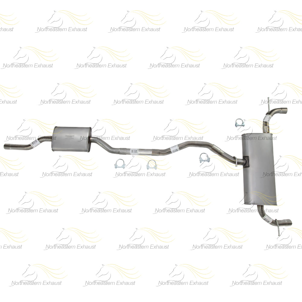 2011-2014 Ford Edge 3.5L Exhaust Y Pipe, Resonator, Extension Pipe and Muffler