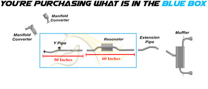 2011-2014 Ford Edge 3.5L Exhaust Y Pipe and Resonator