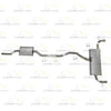 Exhaust Resonator, Pipe and Muffler for 2012-2014 Ford Edge 2.0L | 2011-2014 Edge 3.5L