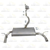 Exhaust Resonator, Pipe and Muffler for 2012-2014 Ford Edge 2.0L | 2011-2014 Edge 3.5L