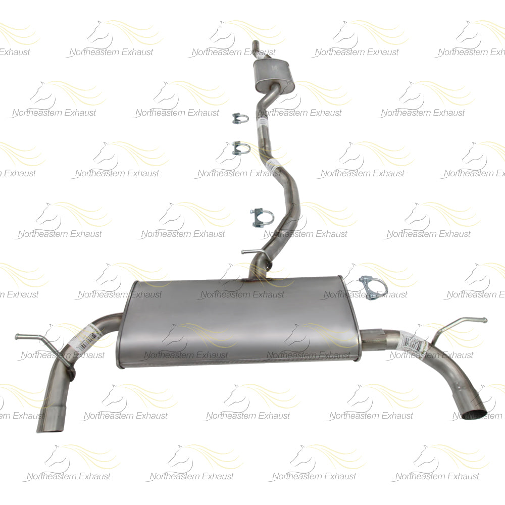 Exhaust Resonator, Pipe and Muffler for 2012-2014 Ford Edge 2.0L | 2011-2014 Edge 3.5L