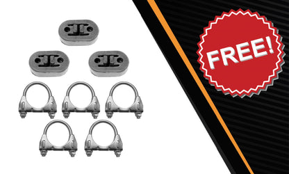 Exhaust Resonator, Pipe and Muffler for 2012-2014 Ford Edge 2.0L | 2011-2014 Edge 3.5L