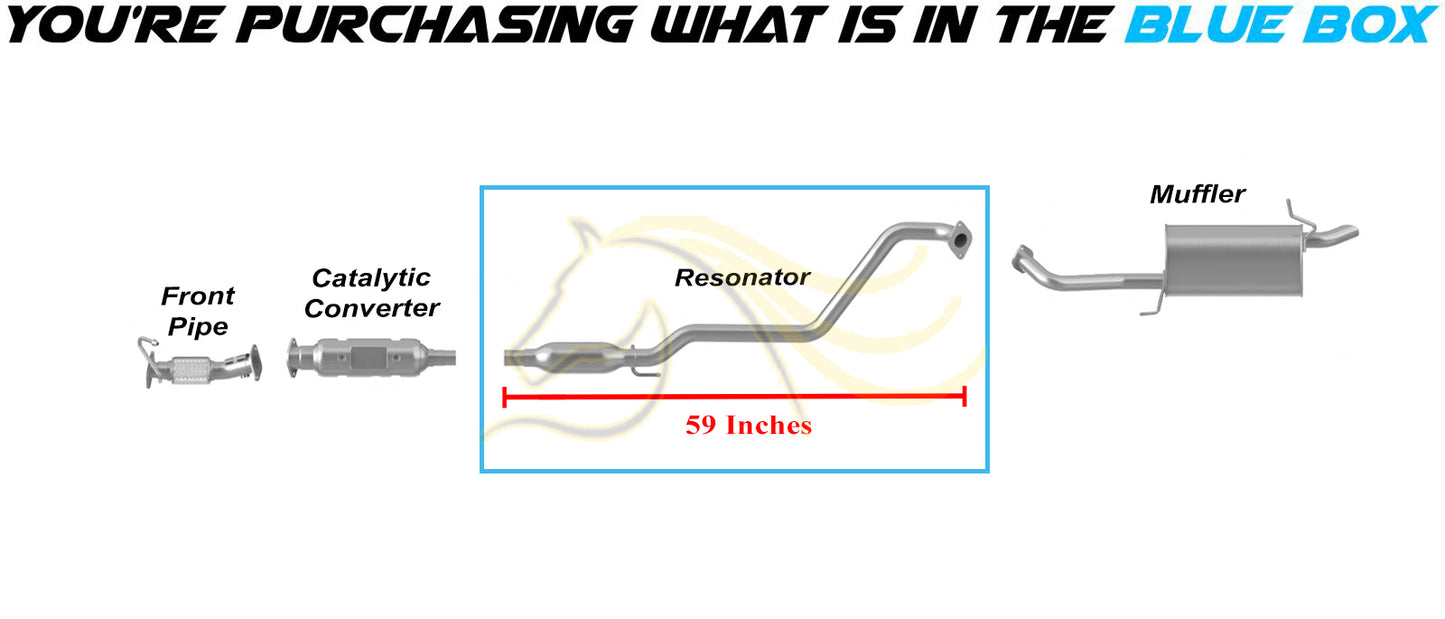 2014-2017 Hyundai Elantra GT 2.0L Stainless Steel Direct-Fit Resonator Pipe