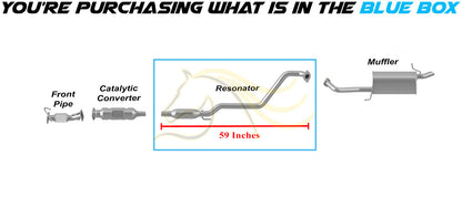 2014-2017 Hyundai Elantra GT 2.0L Stainless Steel Direct-Fit Resonator Pipe