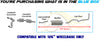 1998-2003 Ford Ranger 2.3L and 2.5L Stainless Steel Cat-Back Exhaust Kit