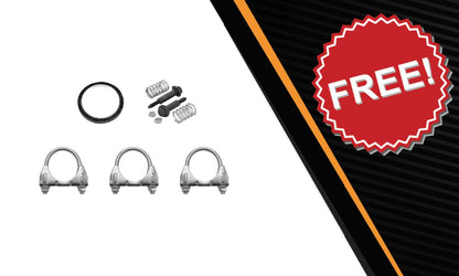 1998-2003 Ford Ranger 2.3L and 2.5L Stainless Steel Cat-Back Exhaust Kit