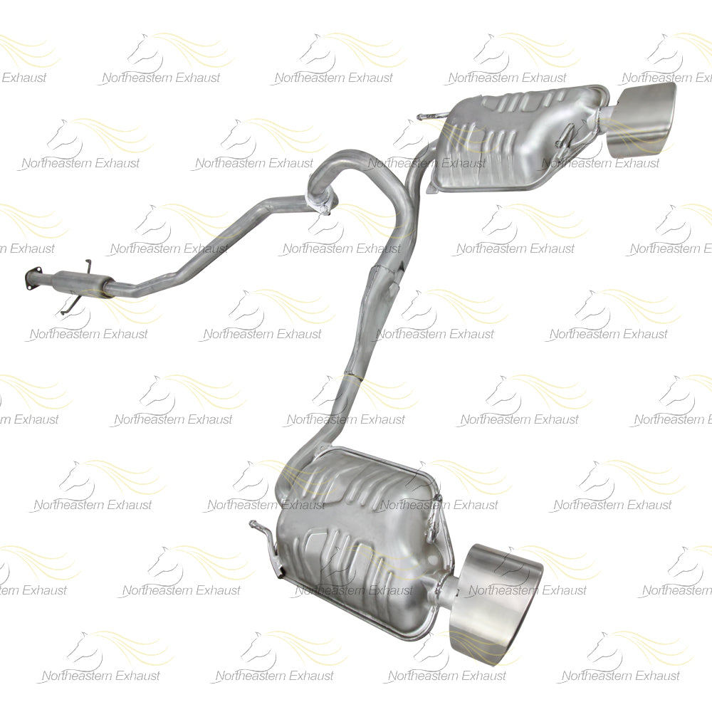 2007-2008 Hyundai Tiburon 2.0L Direct-Fit Resonator Muffler Assembly