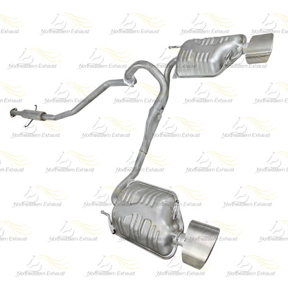 2007-2008 Hyundai Tiburon 2.0L Direct-Fit Resonator Muffler Assembly