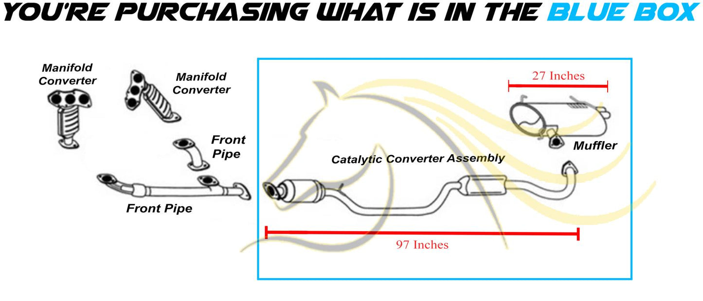 2016-2019 Outlander 3.0L EPA Approved Catalytic Assembly w/ Muffler