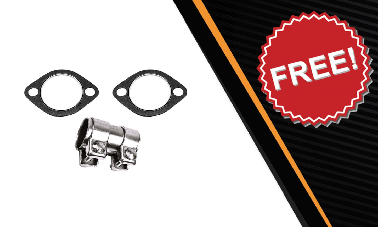 2003-2008 Hyundai Tiburon 2.0L Direct-Fit Exhaust Resonator Pipe