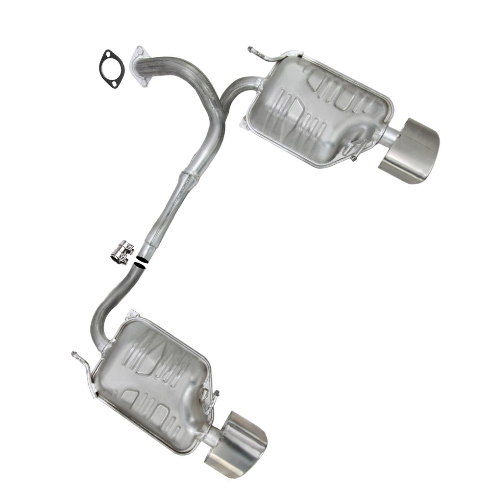 2007-2008 Hyundai Tiburon 2.0L Direct-Fit Exhaust Muffler Assembly