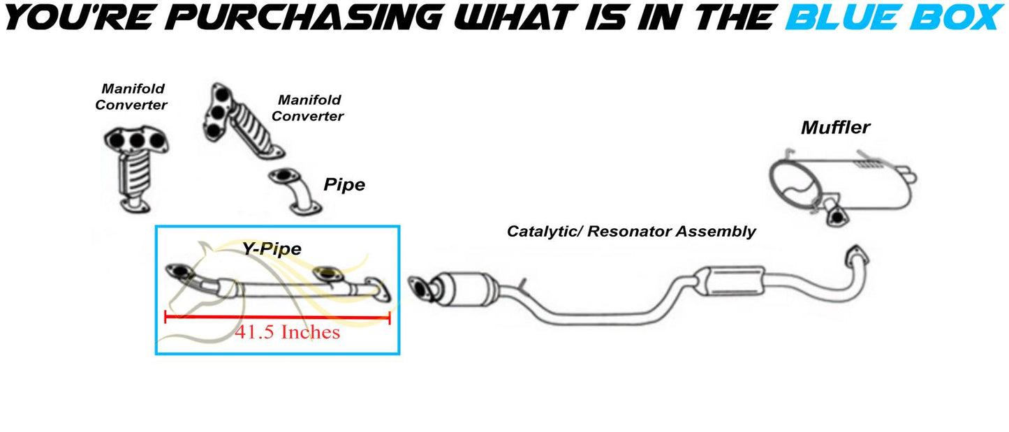 2007-2019 Mitsubishi Outlander 3.0L Direct Fit Exhaust Flex Y-Pipe