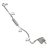 2016-2017 Honda Civic 2.0L Sedan Direct-Fit Exhaust Muffler Assembly