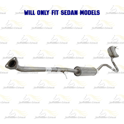 2016-2017 Honda Civic 2.0L Sedan Direct-Fit Exhaust Muffler Assembly